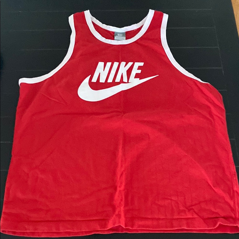 Vintage Nike men’s red tank top, , size XXL